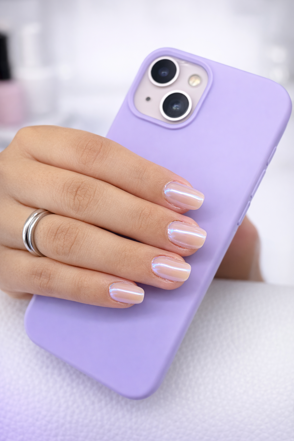 Blindagem protetora para unhas naturais